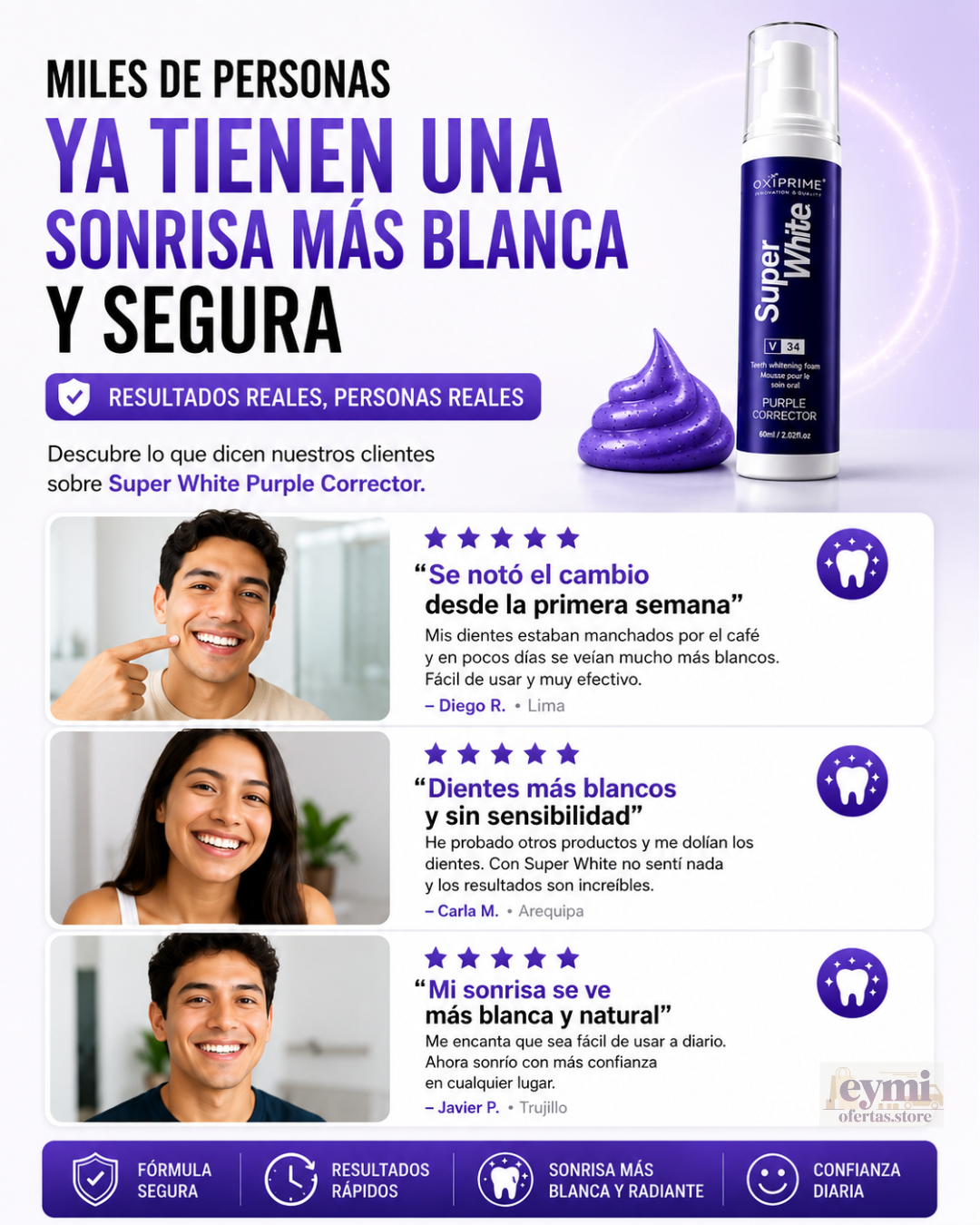 Blanqueadora Dental Oxiprime Super White 80ml