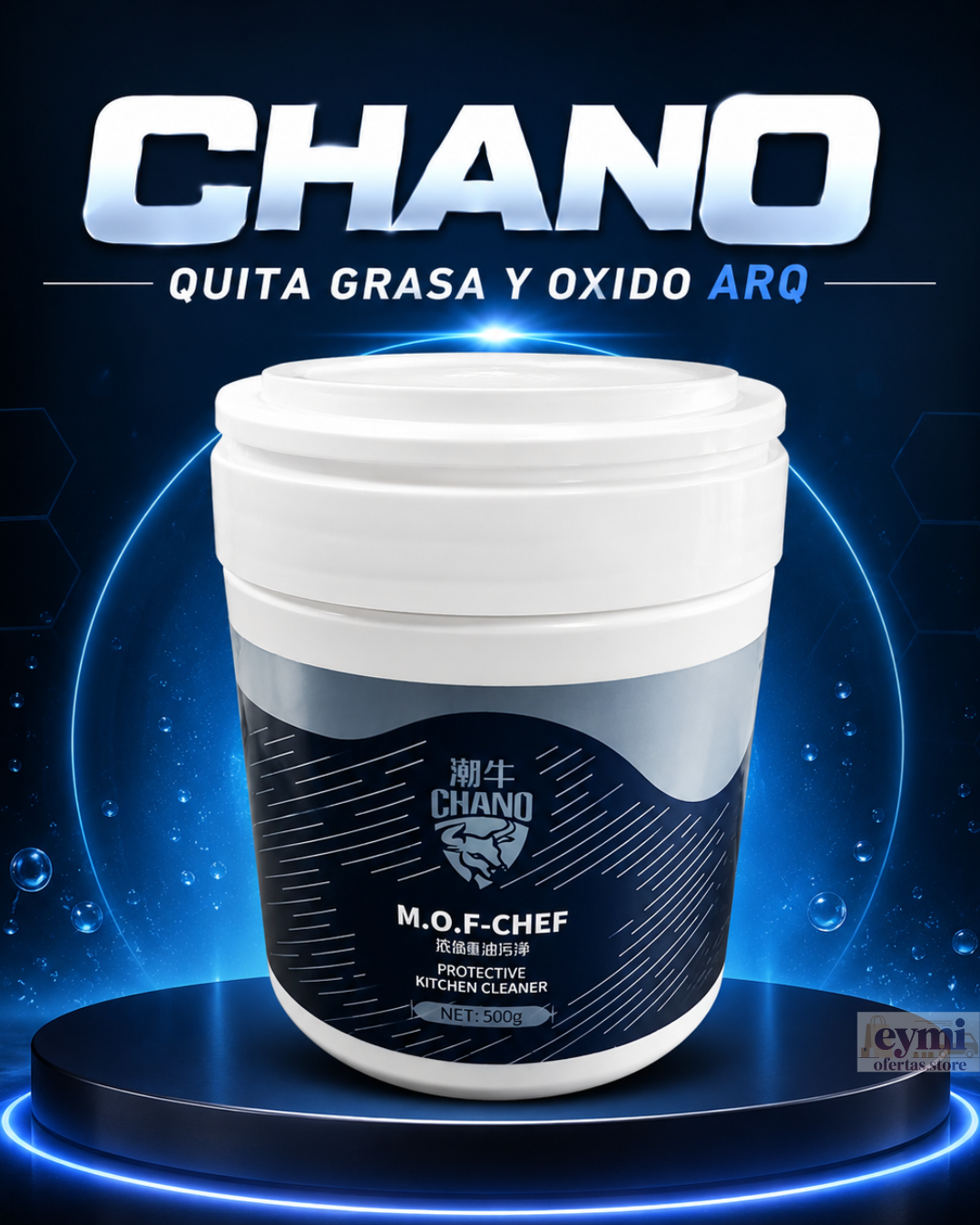 Chano quita grasa y oxido ARQ