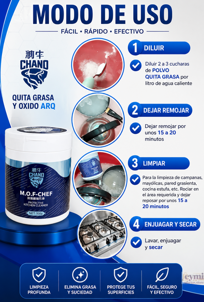 Chano quita grasa y oxido ARQ