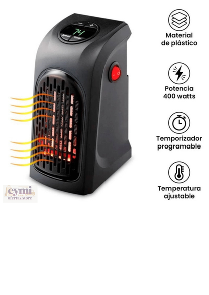 Calefactor eléctrico portátil de alta potencia