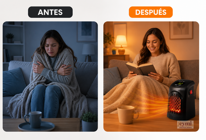 Calefactor eléctrico portátil de alta potencia