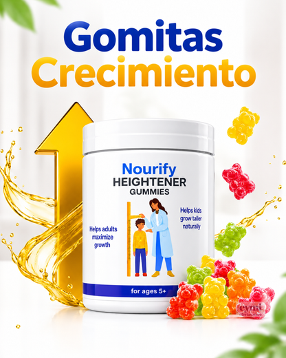Nourify Heightener  Gomitas Crecimiento