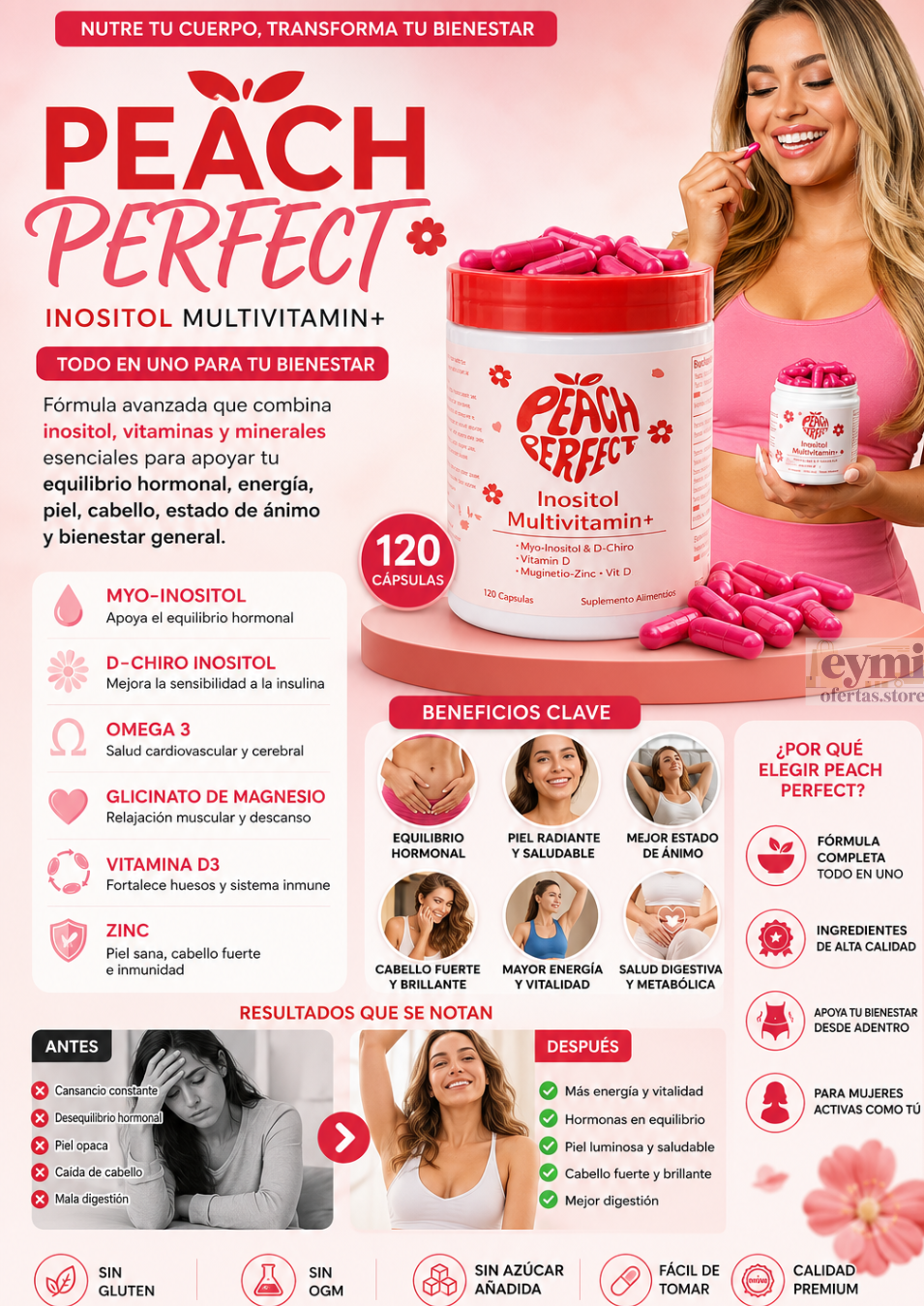Happy Hormones Multivitamínicos 120
